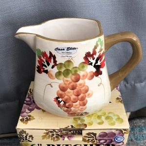 NWT casa elite home collections. 6 inch pitcher